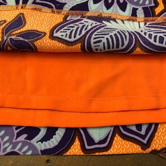 ANN Taylor Loft Tropical Floral A-Line Skirt w/ Drawstring Waist - Picture 4 of 6